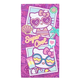 Hello Kitty, Cool Summer  ENT Beach Towel 30"x60"