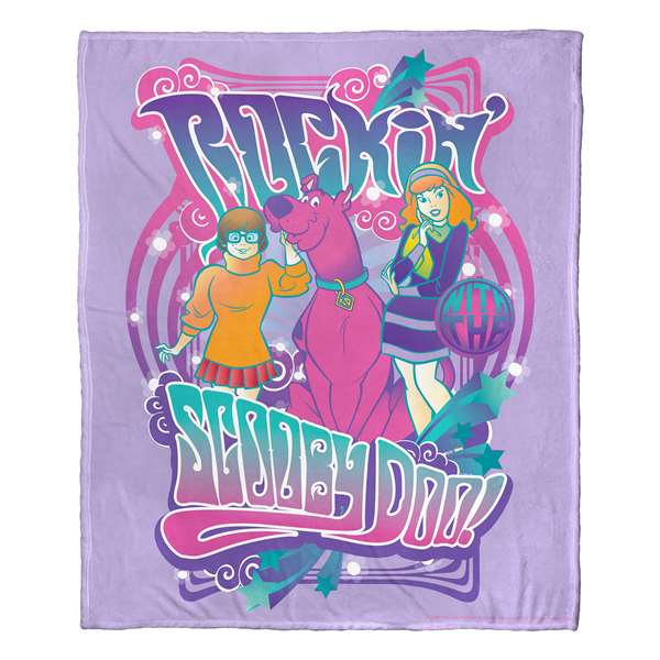 Scooby Doo, Rockin'  Silk Touch Throw Blanket 50"x60" 