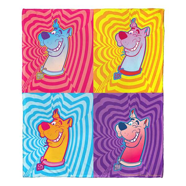 Scooby Doo, Scooby Geometrics  Silk Touch Throw Blanket 50"x60" 