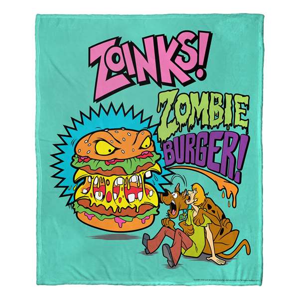 Scooby Doo, Zombie Burger  Silk Touch Throw Blanket 50"x60" 