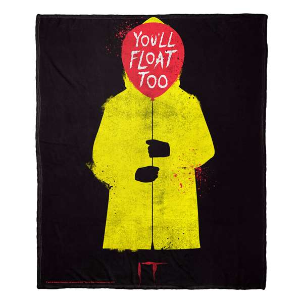 IT Chapter 2, You'll Float Too  Silk Touch Throw Blanket 50"x60"  