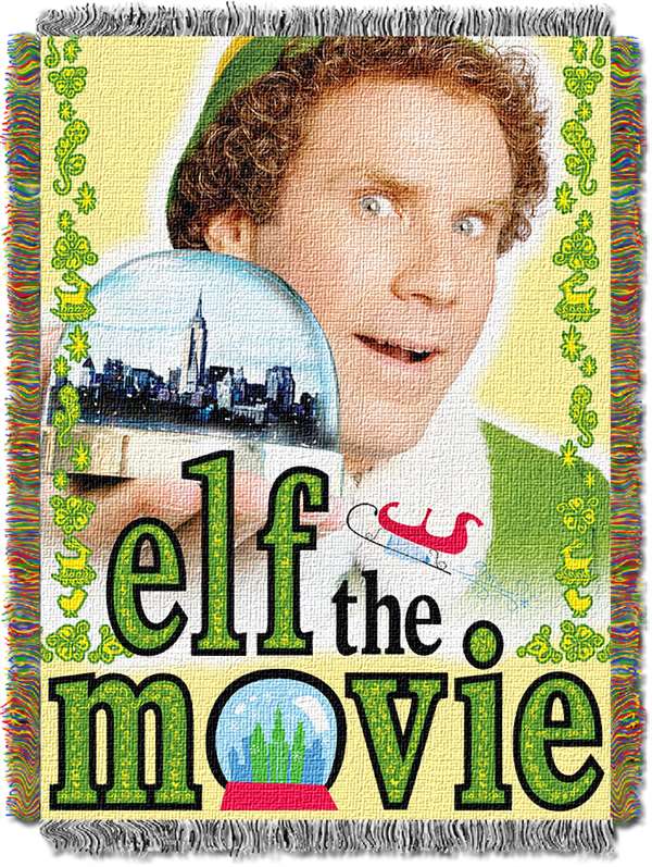 Elf - Elffin Movie Lic Holiday Tapestry Throw 48"x60"  