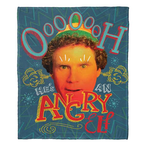 Elf, Angry Elf  Silk Touch Throw Blanket 50"x60"  