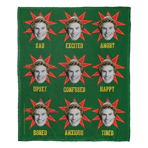 Elf, Expressions  Silk Touch Throw Blanket 50"x60"  