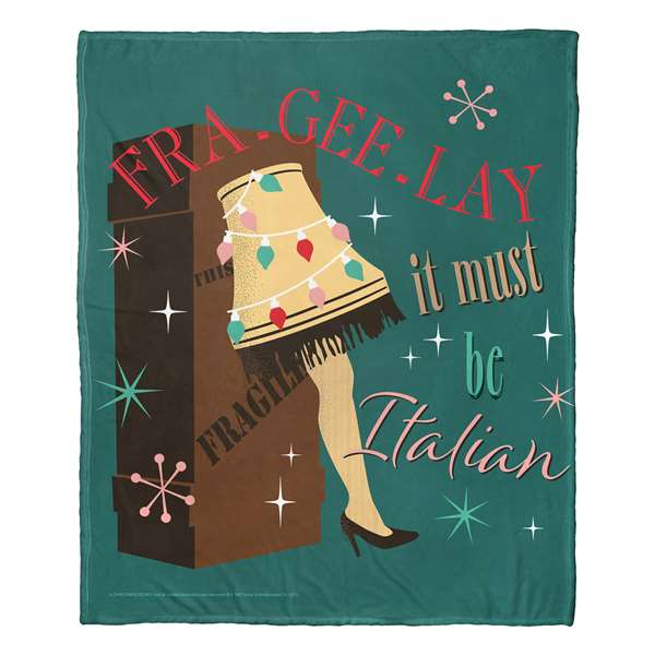A Christmas Story, Fra-Gee-Lay  Silk Touch Throw Blanket 50"x60"  