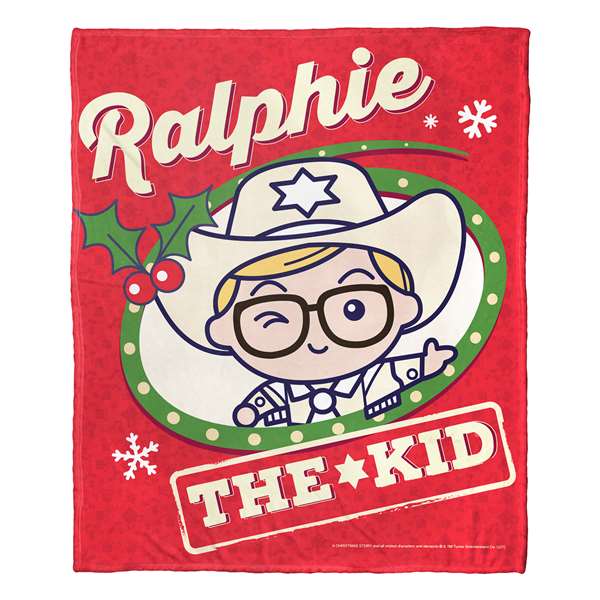 A Christmas Story, The Kid  Silk Touch Throw Blanket 50"x60"  