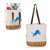 Detroit Lions - Pico Willow and Canvas Lunch Basket, (Natural Canvas)  