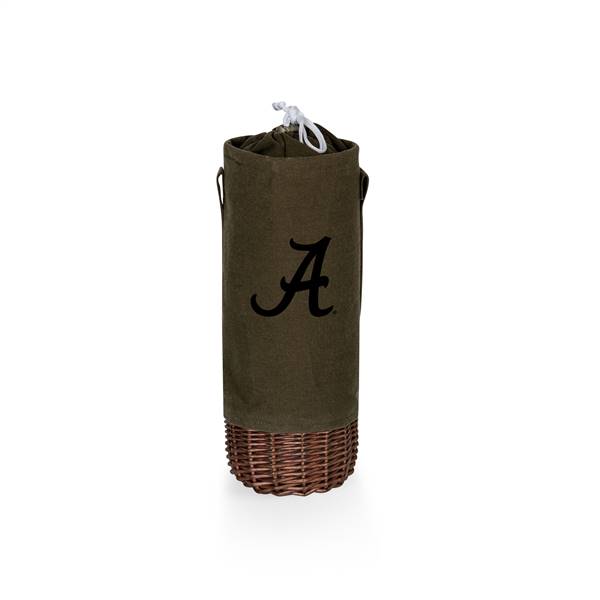Alabama Crimson Tide Insulated Wine Bottle Basket  