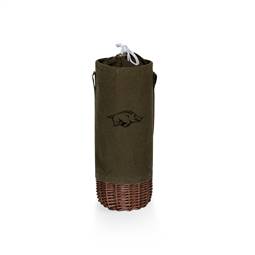 Arkansas Sports Razorbacks Insulated Wine Bottle Basket