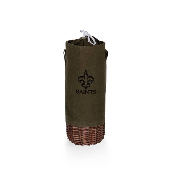 New Orleans Saints Insulated Wine Bottle Basket