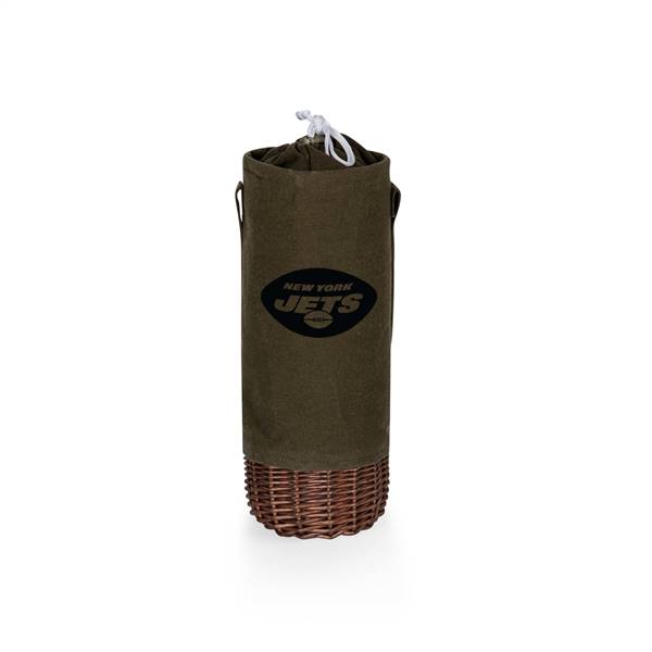 New York Jets Insulated Wine Bottle Basket