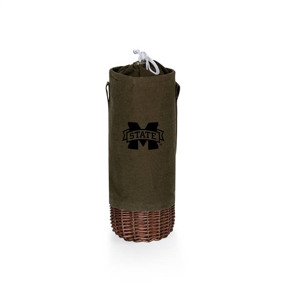 Mississippi State Bulldogs Insulated Wine Bottle Basket
