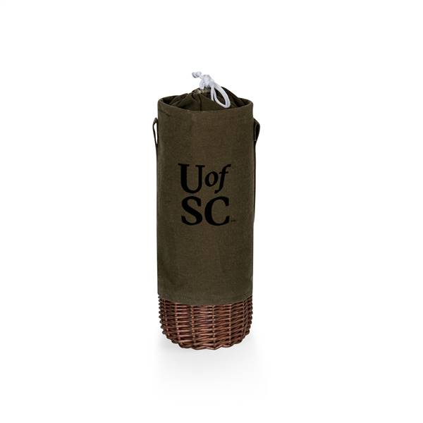 South Carolina Gamecocks Insulated Wine Bottle Basket