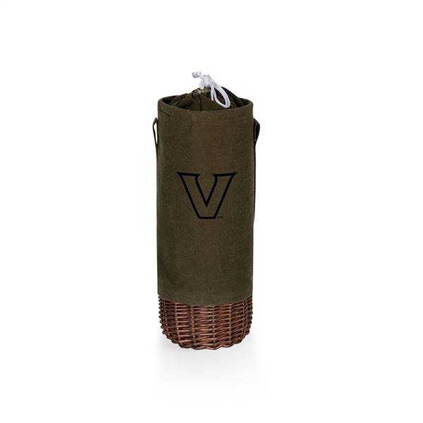 Vanderbilt Commodores Insulated Wine Bottle Basket