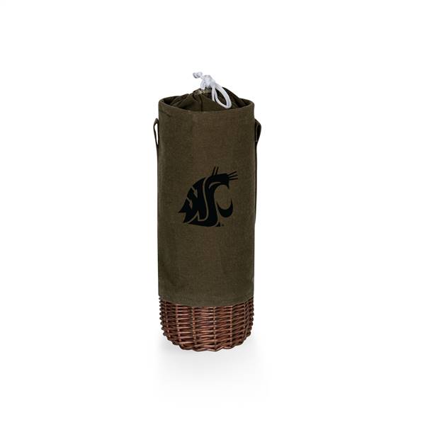 Washington State Cougars Insulated Wine Bottle Basket