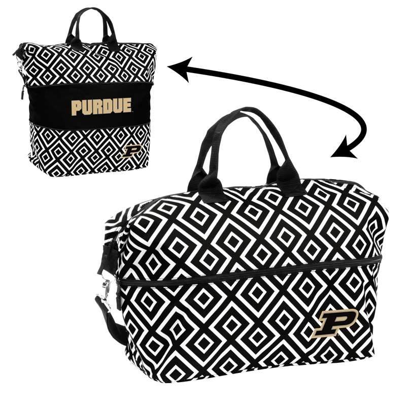 Purdue University Boilermakers Expandable Tote Bag