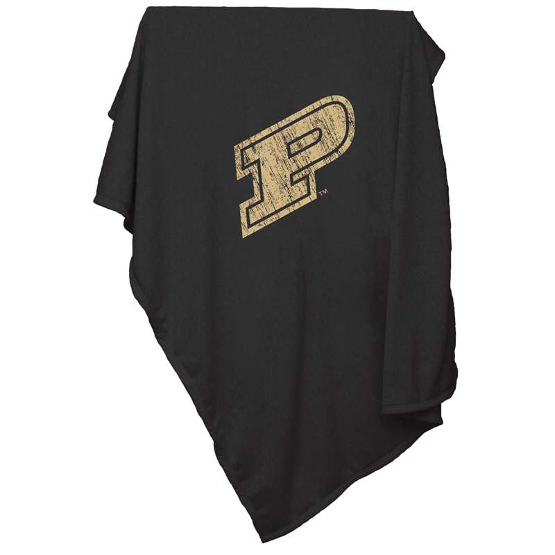 Purdue University Boilermakers Sweatshirt Blanket Screened Print