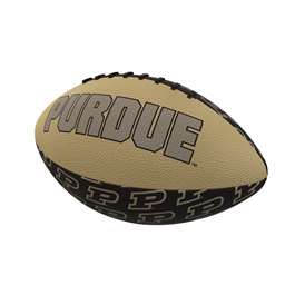 Purdue University Boilermakers Repeating Logo Youth Size Rubber Football
