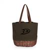 Anaheim Ducks Canvas and Willow Basket Tote    