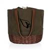 Arizona Cardinals Canvas and Willow Basket Tote  