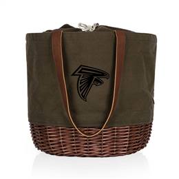 Atlanta Falcons Canvas and Willow Basket Tote