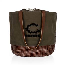 Chicago Bears Canvas and Willow Basket Tote