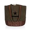 Dallas Cowboys Canvas and Willow Basket Tote