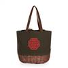 USC Trojans Canvas and Willow Basket Tote