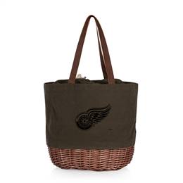 Detroit Red Wings Canvas and Willow Basket Tote