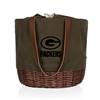 Green Bay Packers Canvas and Willow Basket Tote