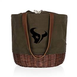 Houston Texans Canvas and Willow Basket Tote