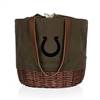 Indianapolis Colts Canvas and Willow Basket Tote