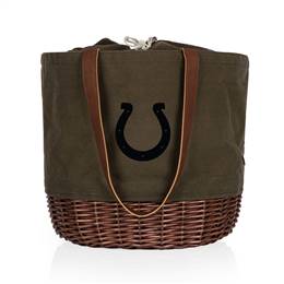 Indianapolis Colts Canvas and Willow Basket Tote