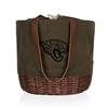 Jacksonville Jaguars Canvas and Willow Basket Tote