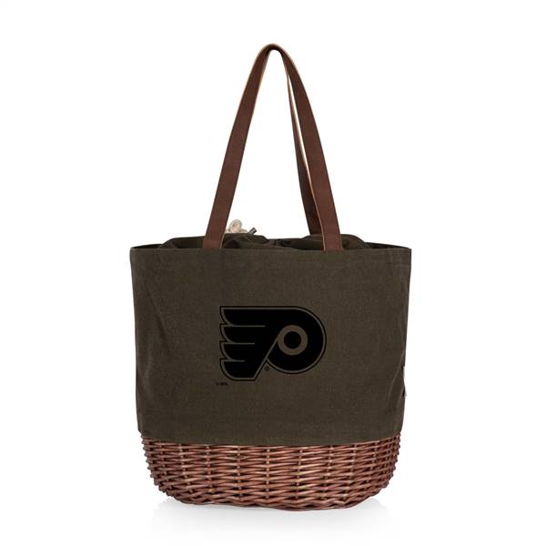 Philadelphia Flyers Canvas and Willow Basket Tote
