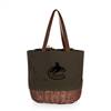 Vancouver Canucks Canvas and Willow Basket Tote