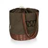 Washington Commanders Canvas and Willow Basket Tote