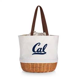 Cal Bears Canvas and Willow Basket Tote