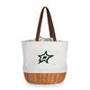 Dallas Stars Canvas and Willow Basket Tote