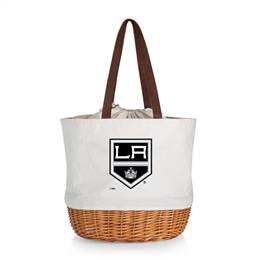 Los Angeles Kings Canvas and Willow Basket Tote