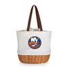 New York Islanders Canvas and Willow Basket Tote  