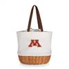 Minnesota Golden Gophers Canvas and Willow Basket Tote