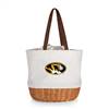 Missouri Tigers Canvas and Willow Basket Tote
