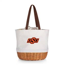 Oklahoma State Cowboys Canvas and Willow Basket Tote