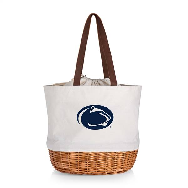 Penn State Nittany Lions Canvas and Willow Basket Tote
