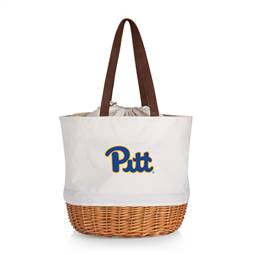 Pittsburgh Panthers Canvas and Willow Basket Tote