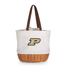 Purdue Boilermakers Canvas and Willow Basket Tote