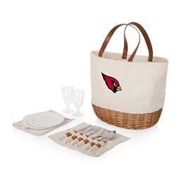 Arizona Cardinals Canvas and Willow Picnic Serving Set