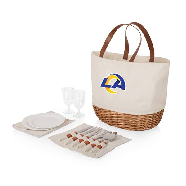 Los Angeles Rams Canvas and Willow Picnic Serving Set