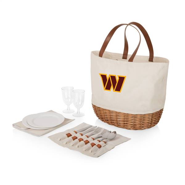 Washington Commanders Canvas and Willow Picnic Serving Set